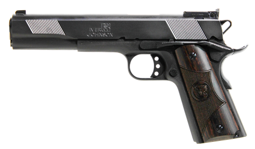 Iver Johnson 1911 Eagle XL Pistol EAGLEXL45, 45 ACP, 6", Diamondwood Grips, Matte Blued Finish, 8 Rds