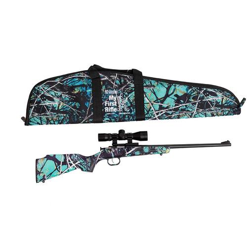 Keystone Sporting Crickett Rifle KSA2172BSC, 22LR, 16.25", Camo Serenity Camo Stock, 1 Rd