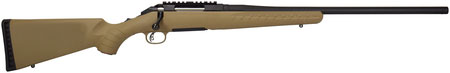 Ruger American Predator Rifle 16969, 6.5 Creedmoor, 22 in Threaded, Flat Dark Earth Composite Stock, Matte Black Finish