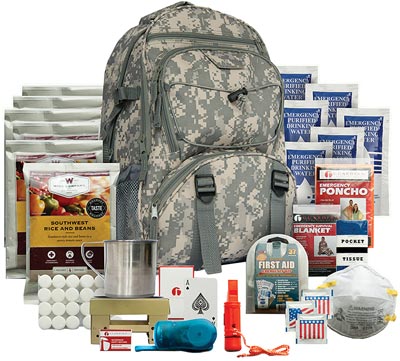 Wise Five Day Emergency Survival Kit, Single Person, Camo Backpack (01622GSG)