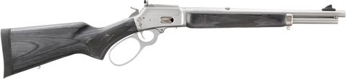 Marlin 1894 Trapper Lever Action Rifle, 357 Mag., 16.1", Laminate Black Stock, Stainless Finish, 8 Rds