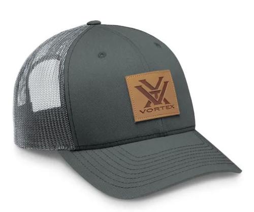 Vortex Barneveld 608 Cap, Charcoal, Leather Patch (120-31-BRN)