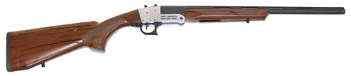 Rock Island Traditional Single Shotgun TK104, 410 Gauge, 20", 3" Chmbr, Silver Anodized Metal Finish & Woodgrain Finish Synthetic Stock