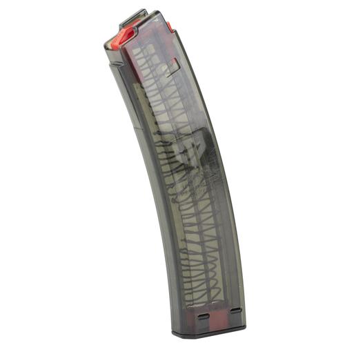 Elite Tactical Systems CZ Scorpion Translucent Carbon Smoke Magazine, 30 Rd