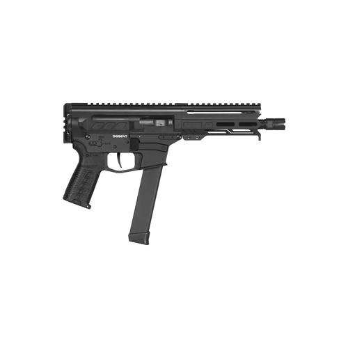 CMMG MKGs Dissent Pistol, 9mm, 6.5", M-LOK Handguard, Armor Black Finish, 33 Rds
