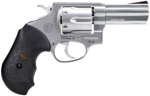 Rossi RP63 Revolver 2RP639, 357 Mag, 3", Black Rubber Grips, Stainless Steel Finish, 6 Rds