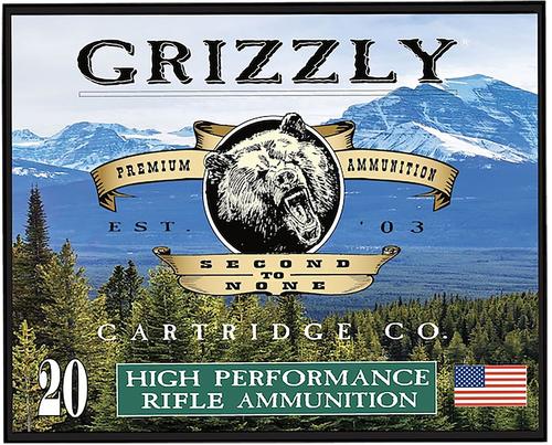 Grizzly Ammunition High Performance Pistol Ammunition GC357M15, 357 Mag, Full Metal Jacket Flat Point, 148  GR, 20 Rd/bx