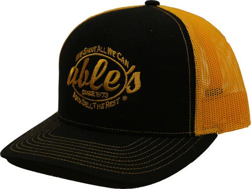 Able's Mesh Cap Black/Gold (ACBG)
