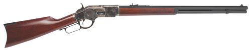 Simarron 1873 Sporting Lever Action Rifle CA282, 45 Colt (LC), 24", Case Hardened Finish, Walnut Fixed Stock, 13 Rds