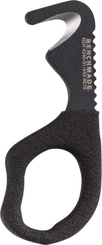 Benchmade 7 HOOK Safety Cutter (7 BLKW), 440C Steel, Hook Blade, Black Finish, 4.30" Overall Length