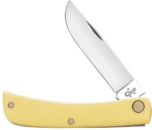 Case Yellow Synthetic Chrome Vanadium Sod Buster Jr Pocket Knife (00032)