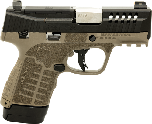 Savage Stance XR Pistol 67065, 9mm Luger, 3.20in, FDE GFN, Flat Dark Earth Finish, 13 Rds