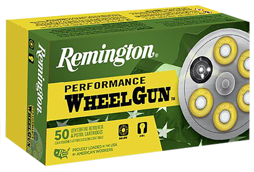 Remington Performance WheelGun Pistol Ammunition 22267, 38 Special, Targetmaster Lead WC Match, 148 gr, 710 fps, 50 Rd/Bx