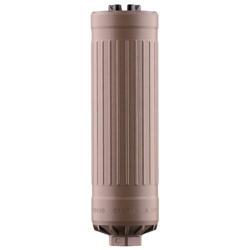 Dead Air CT5P Patrol Direct Thread FDE Suppressor 5.56 NATO/6MM ARC, 1/2x28 Thread Pitch