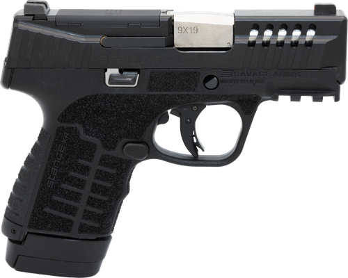 Savage Stance XR Pistol 67062, 9mm Luger, 3.20in, Black GFN, Black Nitride Finish, 13 Rds