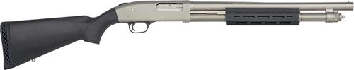 Mossberg 590A1 Tactical Shotgun 50767, 12 Ga, 18.50", 3" Chmbr, Silver Marinecote Finish, 6+1