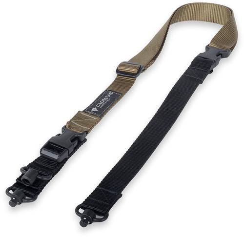 Crosstac Tactical Ambi Solid QD Sling, Coyote Brown (135027CBQD)