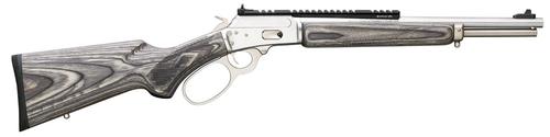 Marlin Big Loop Lever Action Rifle 70432, 44 Remington Mag, 16.5", Laminate Black/Gray Stock, Stainless Steel Finish, 7 Rds