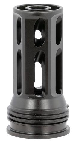 Huxwrx QD 762 Flash Hider Black with 5/8"x24 tpi Threads, 2.30" OAL & 1.20" Diameter for 30 Cal, (HUX1799)