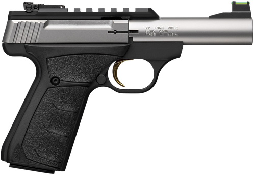 Browning Buck Mark Plus Micro Bull Pistol 051605490, 22 LR, 4in, Black Overmolded UFX Grips, Matte Black Finish, 10 Rds