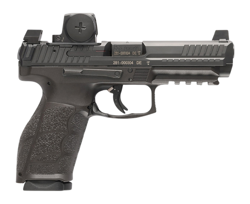 Heckler & Koch VP9A1 F w/Optic Pistol, 9mm, 4.53in, Textured Grips, Black Finish, 10 Rds