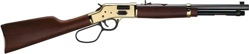 Henry Side Gate Large Loop Lever Action Rifle, 44 Mag / 44 Special, 20" Octagon, Walnut, Blued, 10 Rds