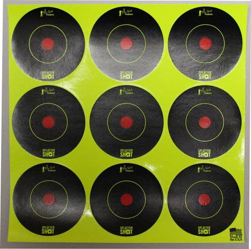 Pro Shot Products 2" Splatter Shot Green Bullseye Target, 108 Pack (2BGREEN108)