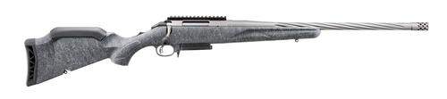 Ruger American II Rifle, 308 Winchester, 20 in Threaded, Gray Splatter Gen II American Stock, Gun Metal Gray Cerakote