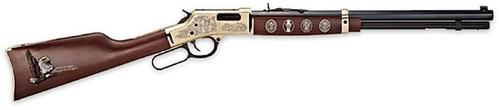 Henry Eagle Scout 100th Anniversary Ed Rifle H006ES, 44 Magum, 20 in, Walnut Stock, Blued/Brass Receiver Finish