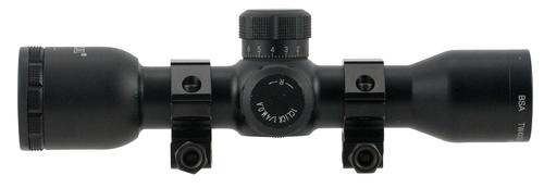 BSA Optics Tactical Weapon Rifle Scope TW4X30, 4x, 30mm Obj, 1" Tube, Mil-Dot Reticle