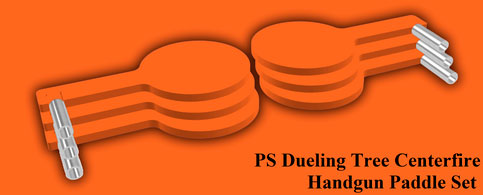 Taylor Targets Centerfire Dueling Tree Paddles (DT-CHP) Designed for Centerfire Handguns