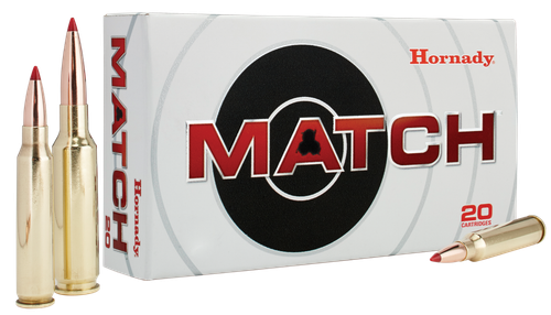 Hornady Match Rifle Ammunition 8553, 260 Remington, ELD Match, 130 GR, 2840 fps, 20 Rd/bx