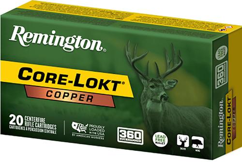 Remington Core-Lokt Tipped Rifle Ammunition R20061, 360 Buckhammer, Core Lokt Tipped, 160 gr, 20 Rd/Bx