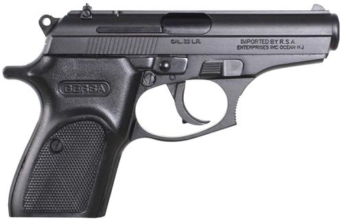 Bersa Thunder Pistol T22M, 22 LR, 3.50in, Black Textured Polymer, Matte Black Finish, 10 Rds