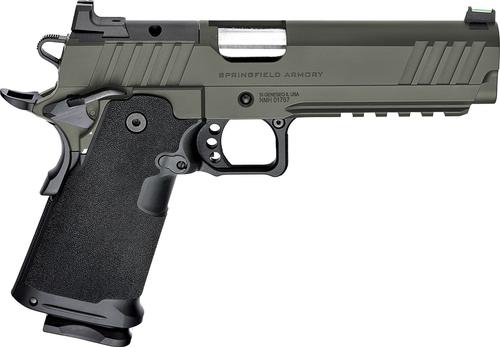 Springfield Prodigy DS Prodigy DS Optic Ready Pistol PH9119AOSBT-PKG, 9mm Luger, 5in, Polymer, Tungsten Finish, 17 Rds
