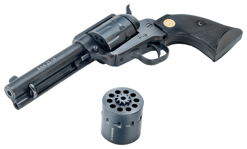 Chiappa SAA 1873 Rimfire Revolver 340170D, 22 LR/Mag, 7.50", Black Polymer Grip, Blued Finish, 10 Rd