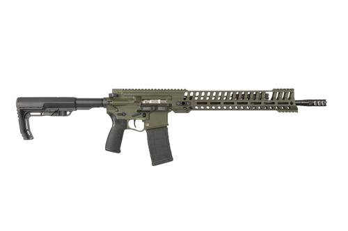 Patriot Ordnance Factory Renegade+ Rifle 01283, 5.56 NATO, 16.5", Collapsible Mission First Tactical Stock, 30 Rds