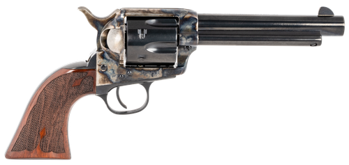 Taylors Gambler Revolver 555129, 357 Magnum, 5.5 in, Walnut Grip, Case Hardened Finish, 6 Rd