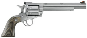 Ruger Super Blackhawk Hunter Revolver 0860, 44 Remington Mag, 7 1/2in, Black Laminate Grip, Satin Stainless Finish, 6 Rd