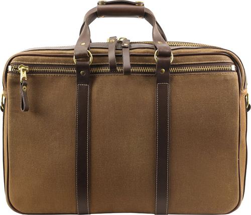Mission Mercantile Waxed Canvas Briefcase (BC-SM-BR)