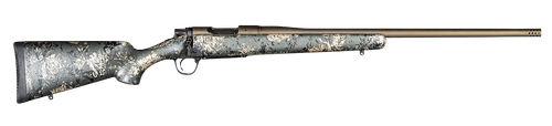 Christensen Mesa FFT TI Rifle, 25 Creedmoor, 20", Carbon Fiber w/Green and Tan Accents Stock, 4 Rds