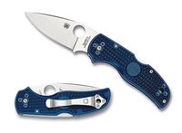 Spyderco Native 5 Lightweight Folding Knife w/Blue Textured Handle (C41PDBL5)
