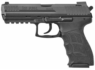 Heckler & Koch P30L V3 DA/SA Pistol 81000119, 9mm Luger, 4.45", Black Grips, Black Finish, 17 Rds