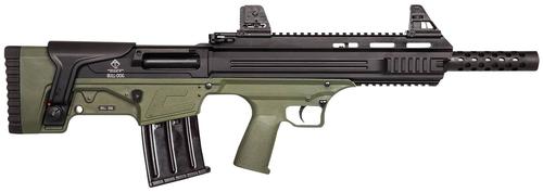 American Tactical Bulldog Semi-Auto Shotgun ATIG20BDG, 18.50", 3" Chmbr, Green Fixed Bullpup Stock, 5 Rds