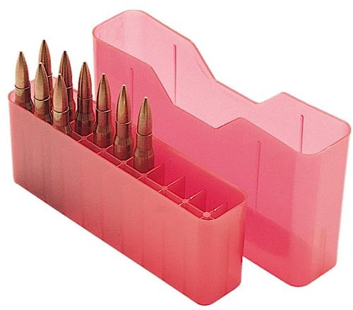 MTM J20XS29 20 Round Small Base Rifle Ammo Box, Red