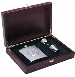 Beretta OG4900010085 Flask Set with Wood Box