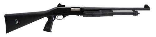 Savage Stevens 320 Security Pump Shotgun 22439, 20 Gauge, 18.5", 3" Chmbr, Black Synthetic Stock, Black Finish