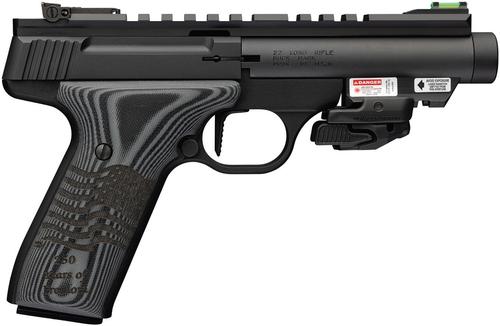 Browning Buck Mark Black Label 250th Pistol 051612490, 22LR, 4.4in, Synthetic Grips, 10 Rds
