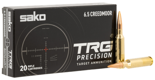 Sako TRG Precision Rifle Ammunition JASTRG65CM136B, 6.5 Creedmoor, 136 gr, 20 Rd/Bx