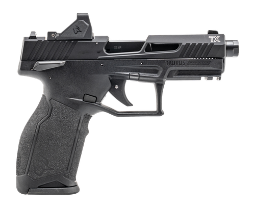 Taurus TX22 TORO Gen 2 Semi-Auto Pistol 12TX22P141RD, 22 LR, 4.6" Threaded, Black Finish, w/Viridian RFX-11 Green Dot Sight, 22Rds